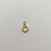 Dije Corazon Silueta Oro amarillo 18k 0,4 Gr / 8,6 mm / 1,6 Cm