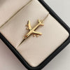 Herraje avion  Oro amarillo 18k 2,05 Gr / 16,74 Cm