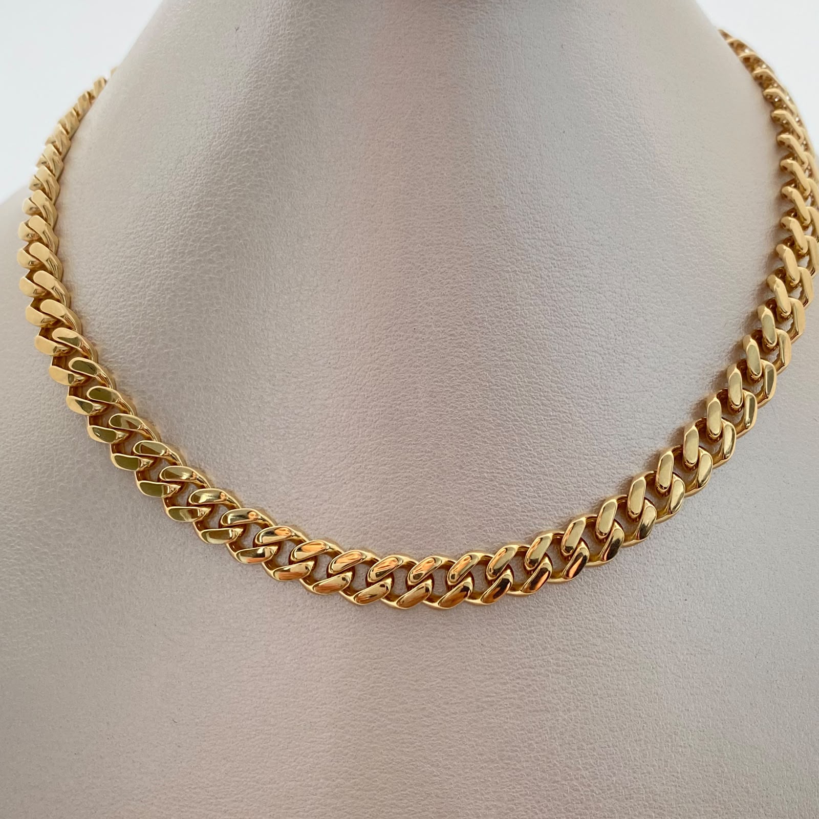 Cadena It Cubana Monch Casting Oro amarillo 18k +6 / 32,8 Gr / 7,1 mm / 60 Cm