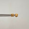 Topos Trebol Diamantado Oro amarillo 18k 0,65 Gr / 6,1 mm