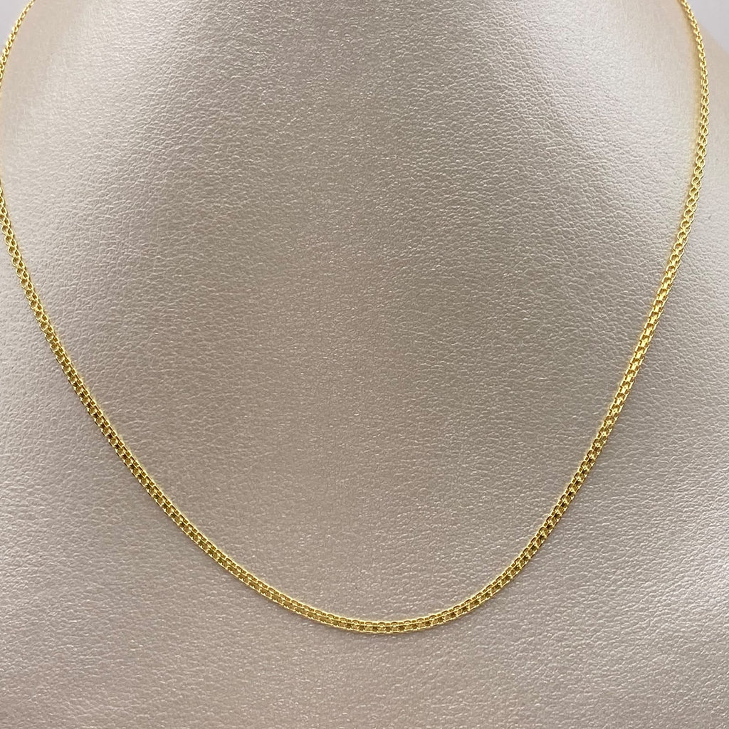 Cadena It China Oro amarillo 18k +1 / 2,5 Gr / 1,4 mm / 45 Cm