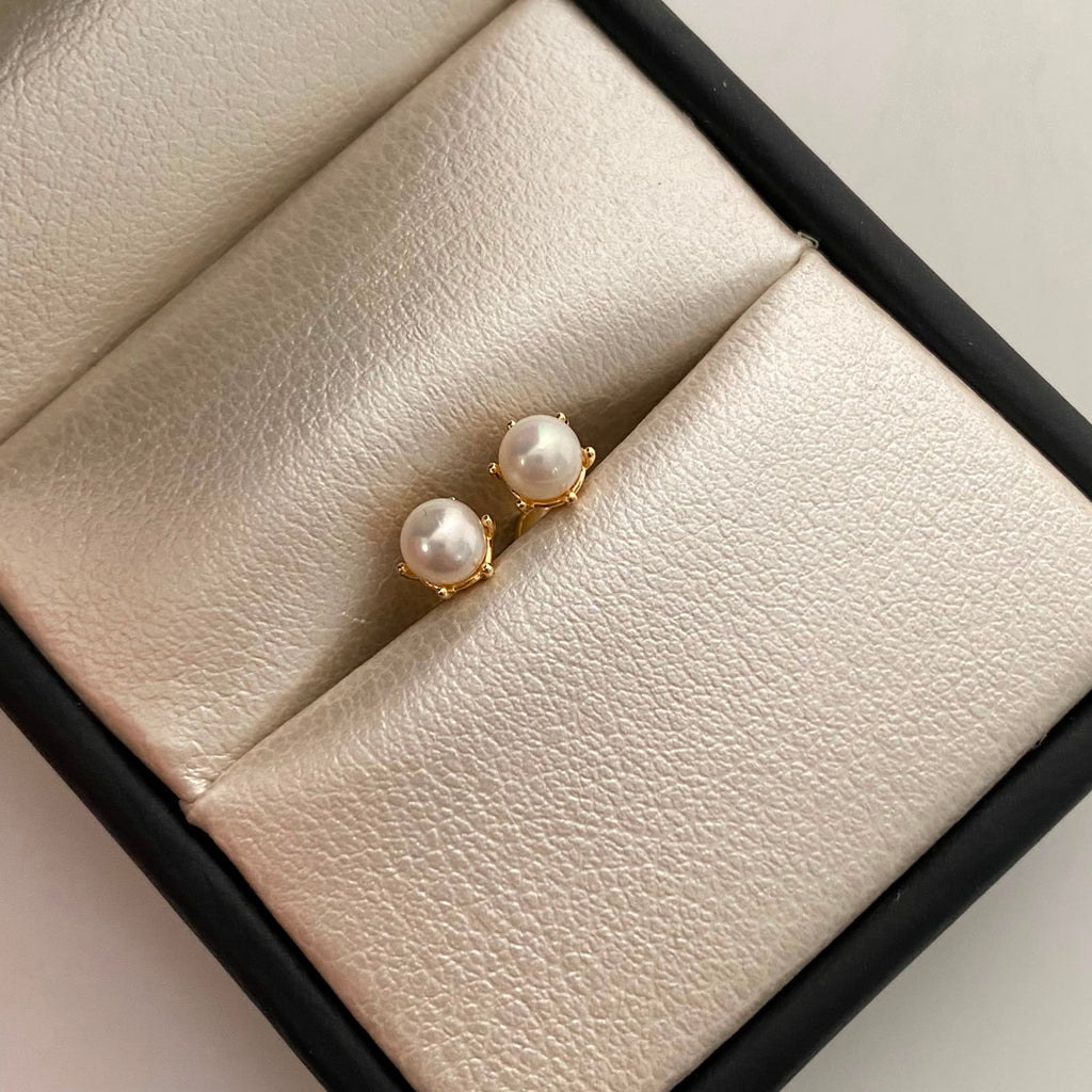 Topos Perla Oro amarillo 18k 0,8 Gr / 4,7 mm