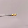 Topos Bola lisa 5mm Oro amarillo 18k 0,55 Gr