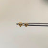 Topos silueta corazon liso  Oro amarillo 18k 0,5 Gr / 3 mm