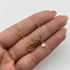 Cadena It aro seguido dije infinito Oro amarillo 18k +4 / 2,25 Gr / 1,0 mm / 45 Cm