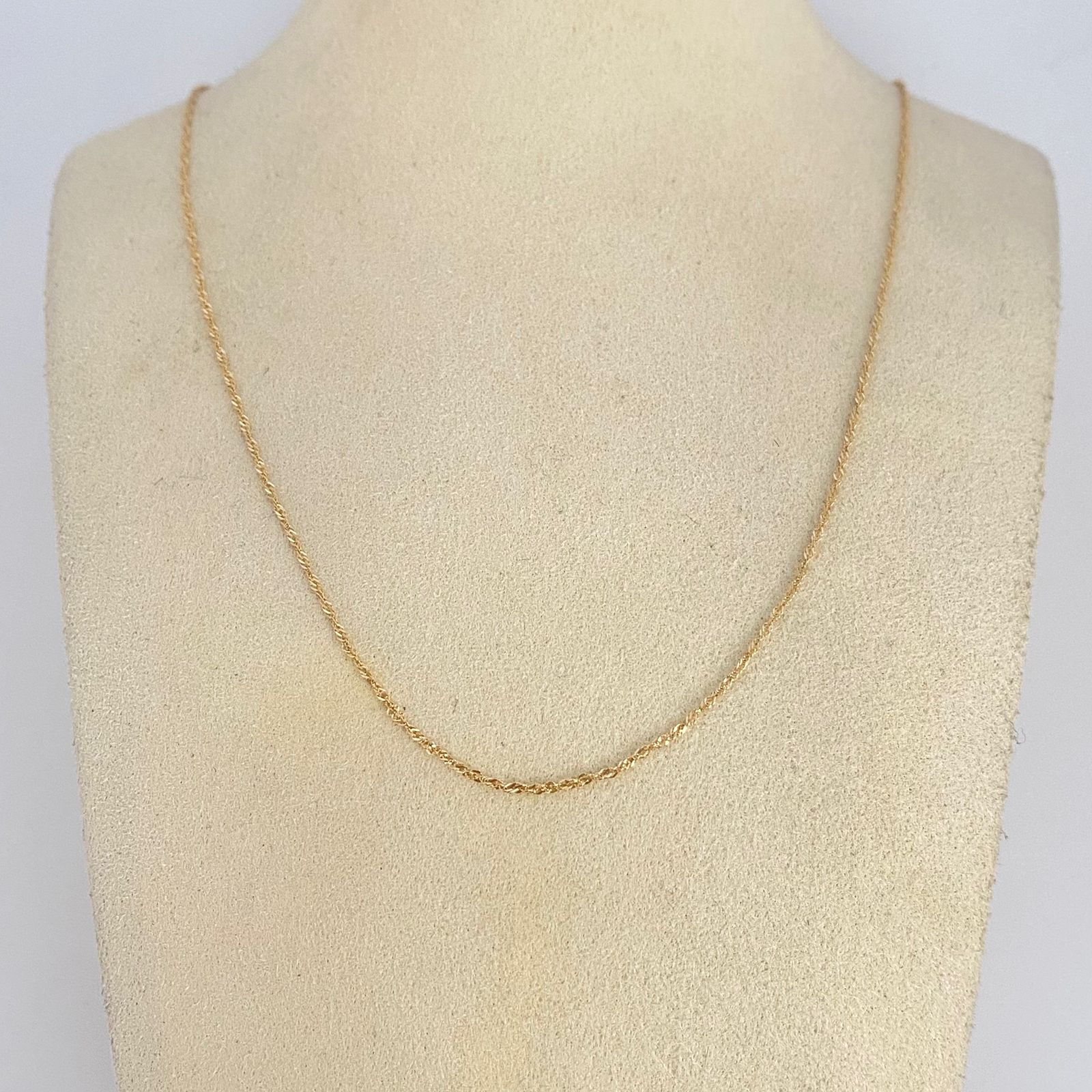 Cadena It singapur Oro amarillo 18k 1,95 Gr / 1,4 mm / 50 Cm