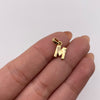 Dije letra M Oro amarillo 18k 0,85 Gr / 7,04 mm / 1,3 Cm