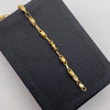 Pulso Rustico Oro amarillo 18k 4,35 Gr / 4,3 mm / 18,5 Cm Broche 0,40