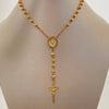 Rosario Virgen Milagrosa Casting Oro amarillo 18k 12,45 Gr / 4 mm / 60 Cm Broche 0,40