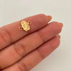 Herraje Virgen Guadalupe Silueta Oro amarillo 18k 0,35 Gr / 1,3 Cm