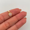 Dije Corazon Casting Rosa Oro amarillo 18k 0,8 Gr / 7,6 mm / 1,5 Cm