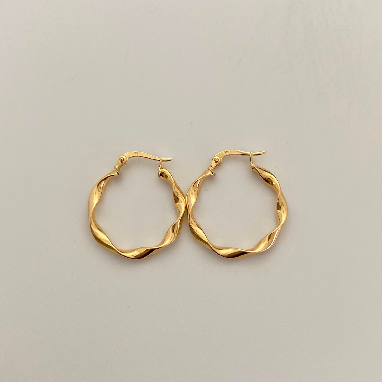 Candonga Entorchada Oro amarillo 18k 1,65 Gr / 2,8 Cm
