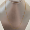 Cadena It mini militar Oro amarillo 18k +1 / 2,05 Gr / 1 mm / 50 Cm
