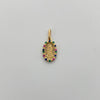 Dije Virgen de Guadalupe Multicolor Oro amarillo 18k 1,2 Gr / 9,3 mm / 2,1 Cm