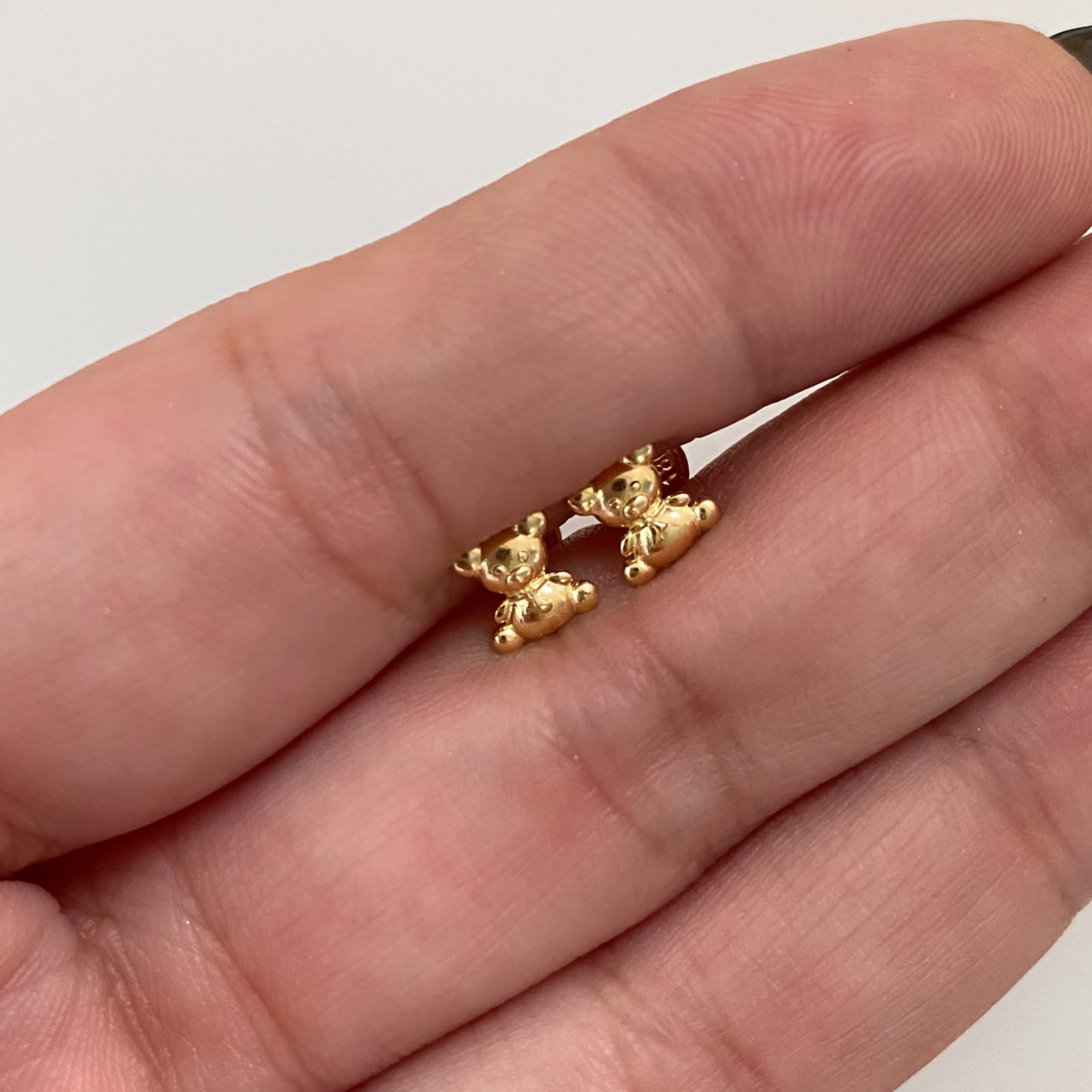 Topos Osito Oro amarillo 18k 0,8 Gr / 5,6 mm