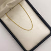 Cadena It Mini Lazo Oro amarillo 18k +1 / 0,79 Gr / 1,1 mm / 40 Cm