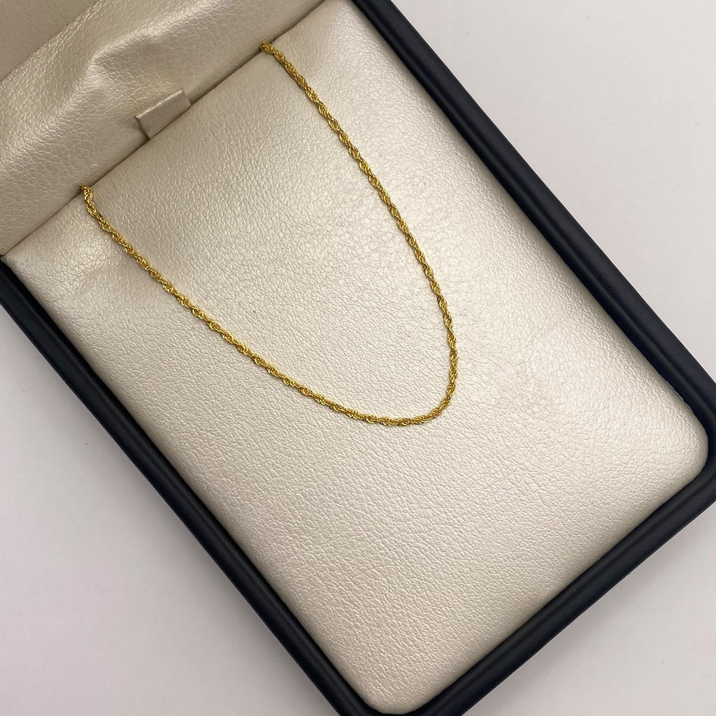 Cadena It Mini Lazo Oro amarillo 18k +1 / 0,79 Gr / 1,1 mm / 40 Cm