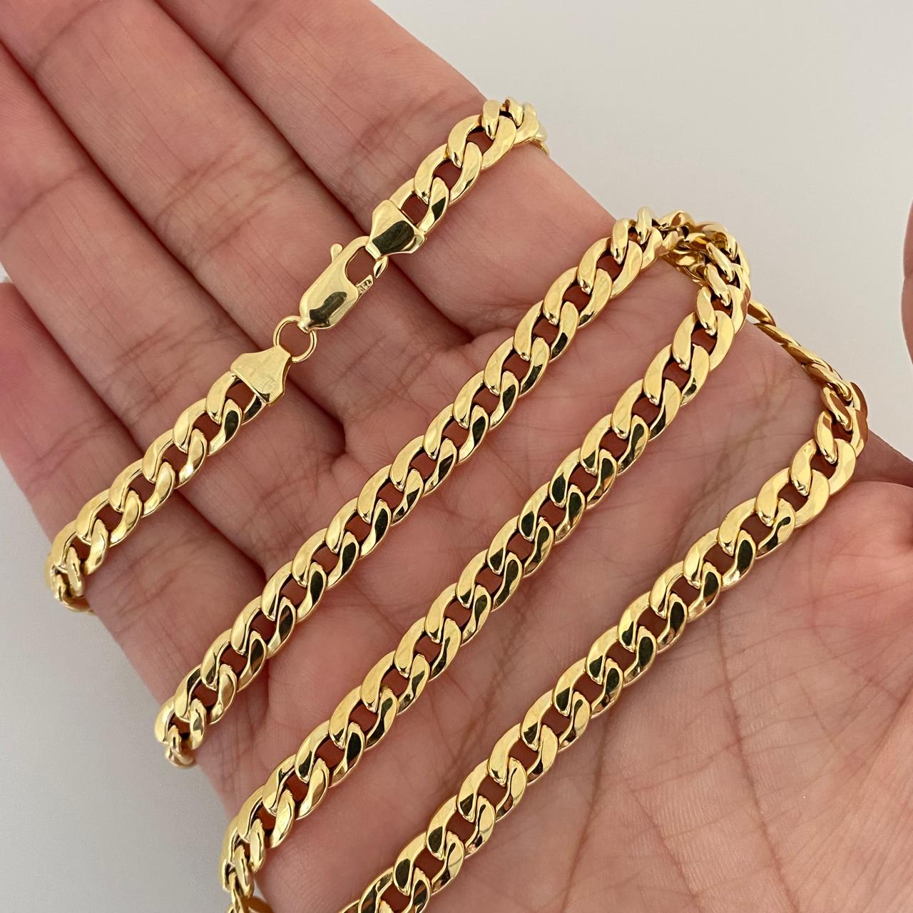 Cadena It cubana inflada Oro amarillo 18k +1 / 10,3 Gr / 5,5 mm / 60 Cm