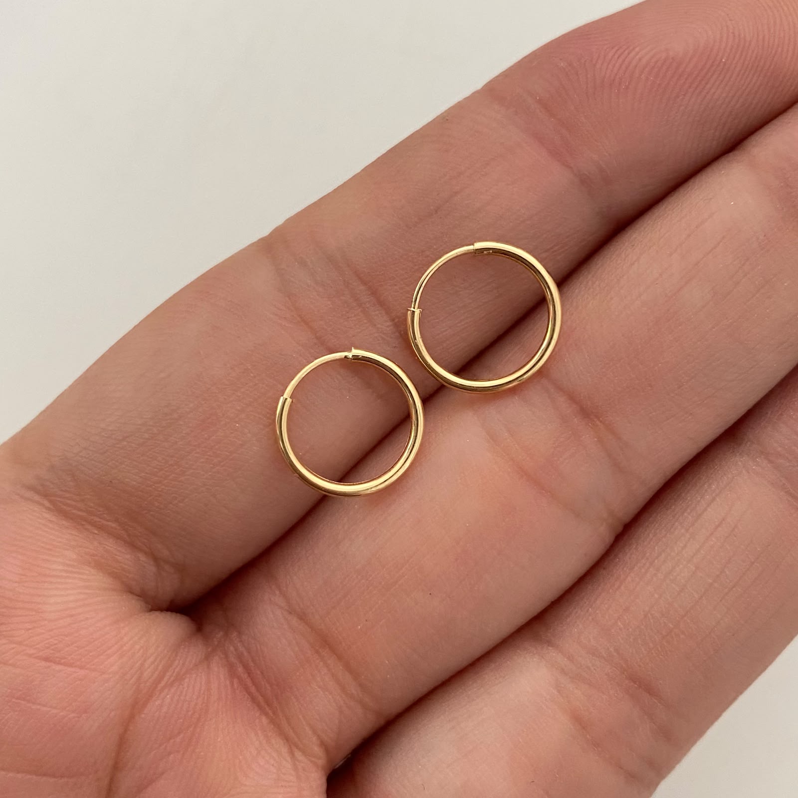 Candonga Imperdibles Oro amarillo 18k 0,5 Gr / 0,9 Cm