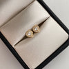 Topos Corazon casting Blanco Oro amarillo 18k 0,9 Gr / 6,2 mm