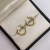 Candonga entorchada Oro amarillo 18k 1,44 Gr / 1,6 Cm
