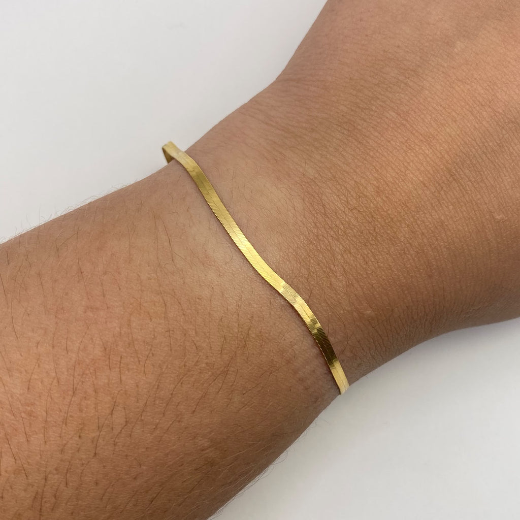 Pulso It Espejo Oro amarillo 18k +2 / 2,07 Gr / 2,3 mm / 19,3 Cm