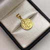 Dije San benito Oro amarillo 18k 0,87 Gr / 14,1 mm / 2,3 Cm
