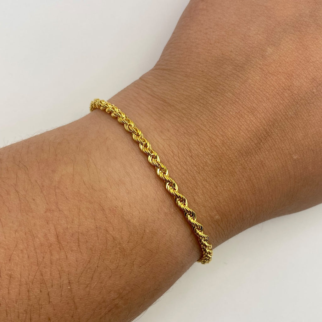 Pulso It Lazo Oro amarillo 18k +1 / 2,63 Gr / 3,1 mm / 19 Cm