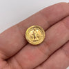 Herraje tambor virgen milagrosa Oro amarillo 18k 1,04 Gr / 1,5 Cm