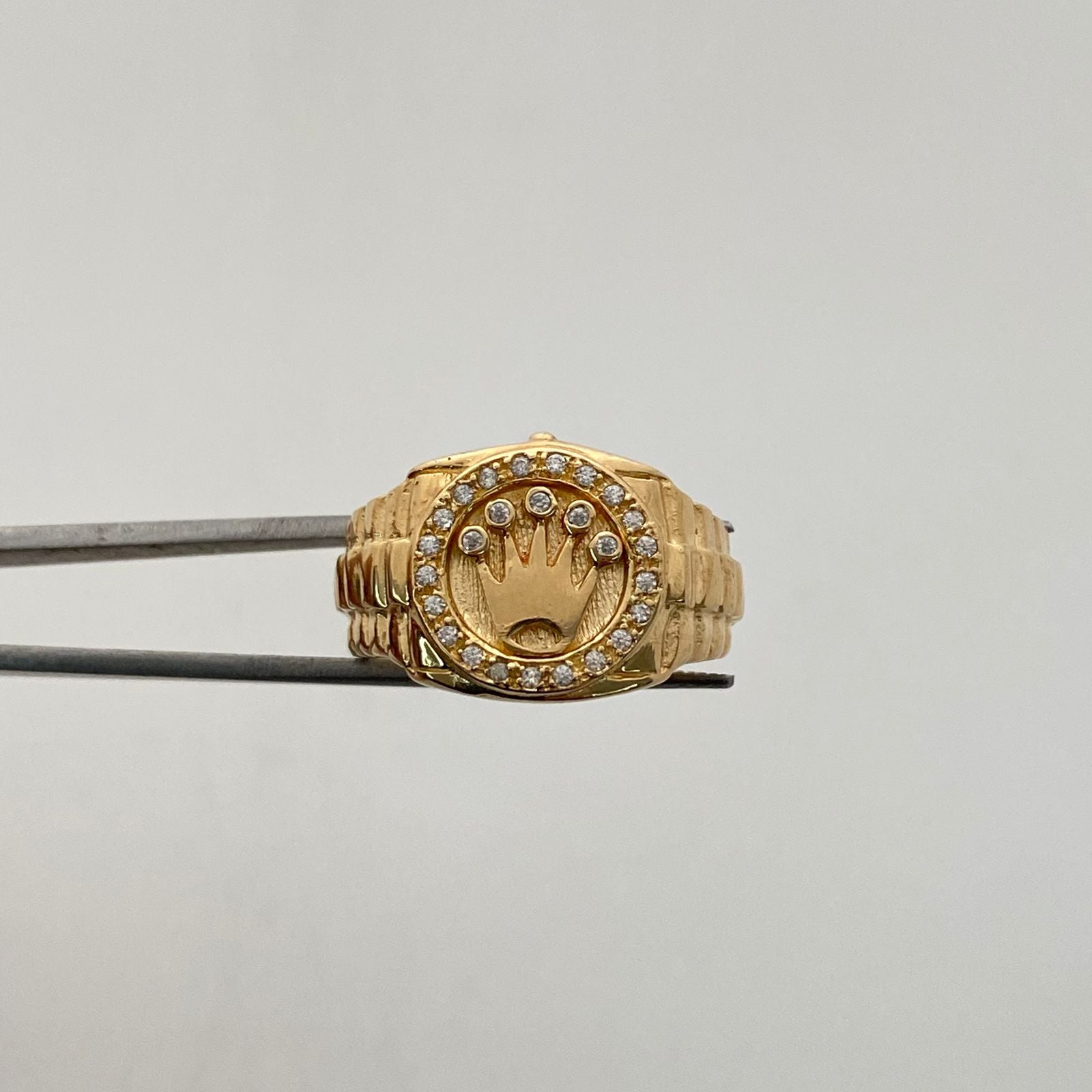 Anillo Corona Rx Casting Oro amarillo 18k / Talla 8 / 6,75 Gr / 5,7 mm