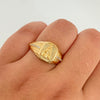 Anillo santo lineas casting  Oro amarillo 18k / Talla 11 / 7,1 Gr
