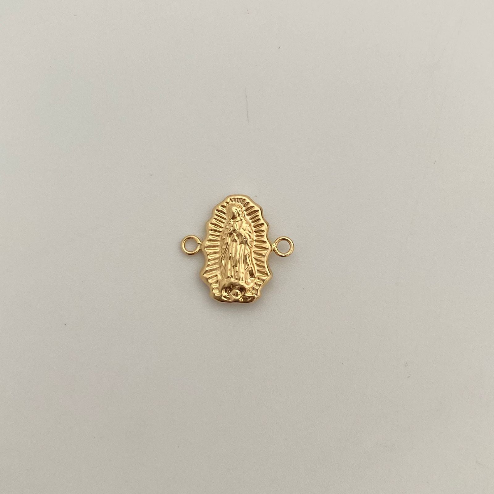 Herraje Guadalupe Silueta Oro amarillo 18k 0,95 Gr / 2 Cm
