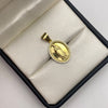 Dije It Virgen de guadalupe circones blancos Oro amarillo 18k +2 / 1,46 Gr / 15,7 mm / 1,7 Cm