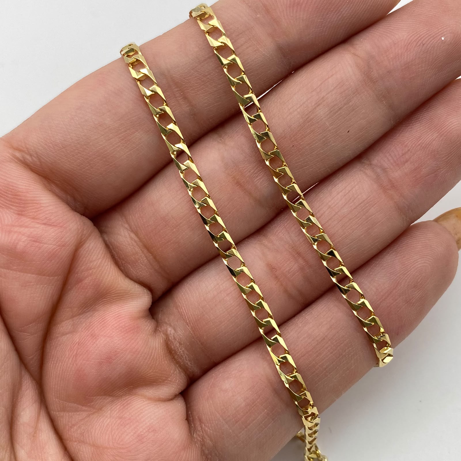 Cadena It Panzer Oro amarillo 18k +1 / 10 Gr / 2,9 mm / 60 Cm