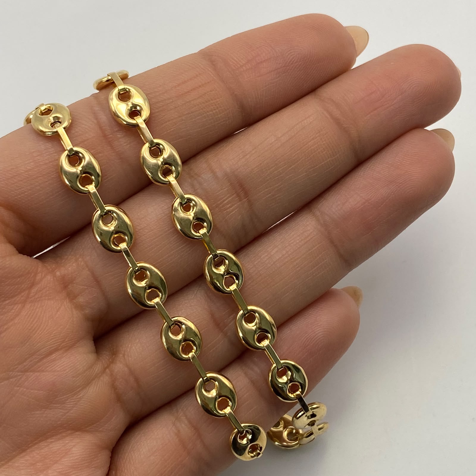 Cadena Gc Liso Oro amarillo 18k 11,60 Gr / 6,3 mm / 50 Cm Broche 0,60