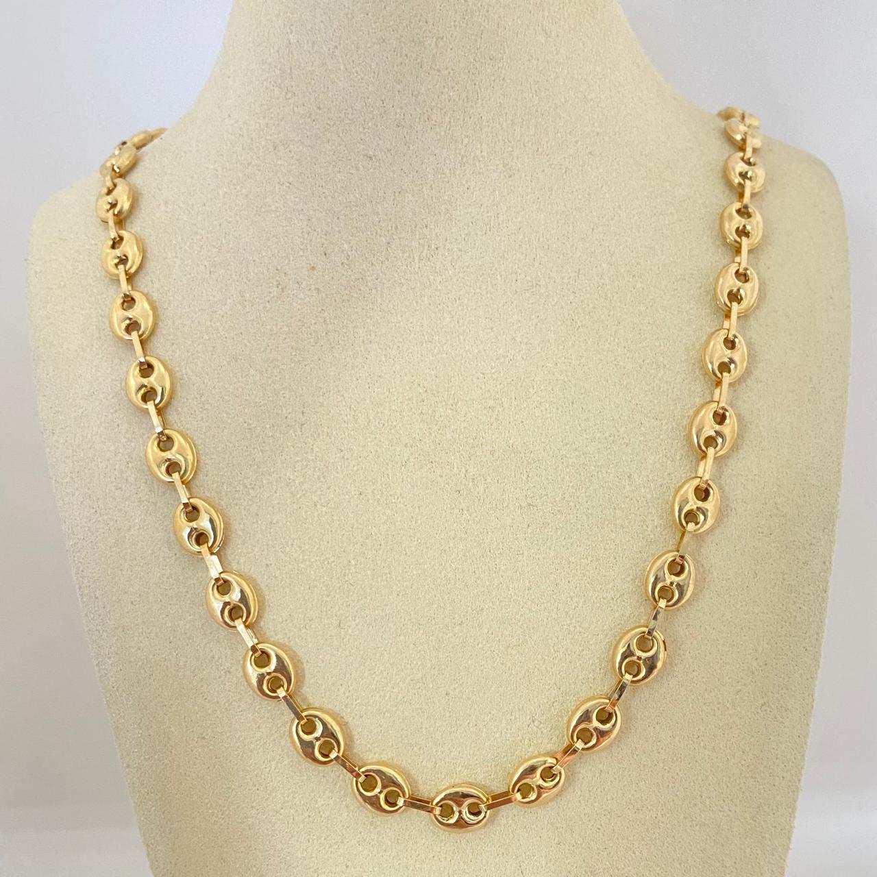 Cadena gc Oro amarillo 18k 15,40 Gr / 6,4 mm / 62 Cm Broche 0,80